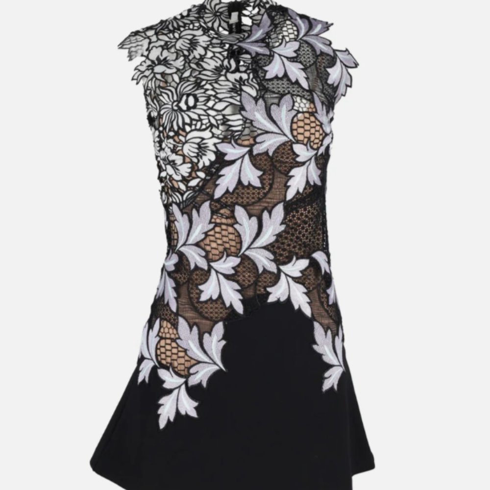 Self-Portrait Lila Mini Dress, Size 6